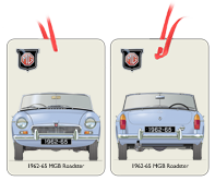 MGB Roadster (disc wheels) 1962-64 Air Freshener